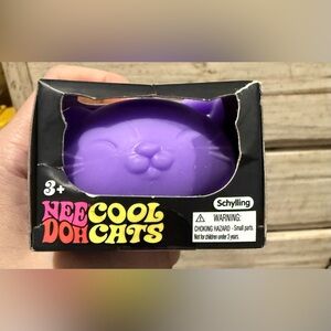 Nee Doh Cool Cats Purple Toy